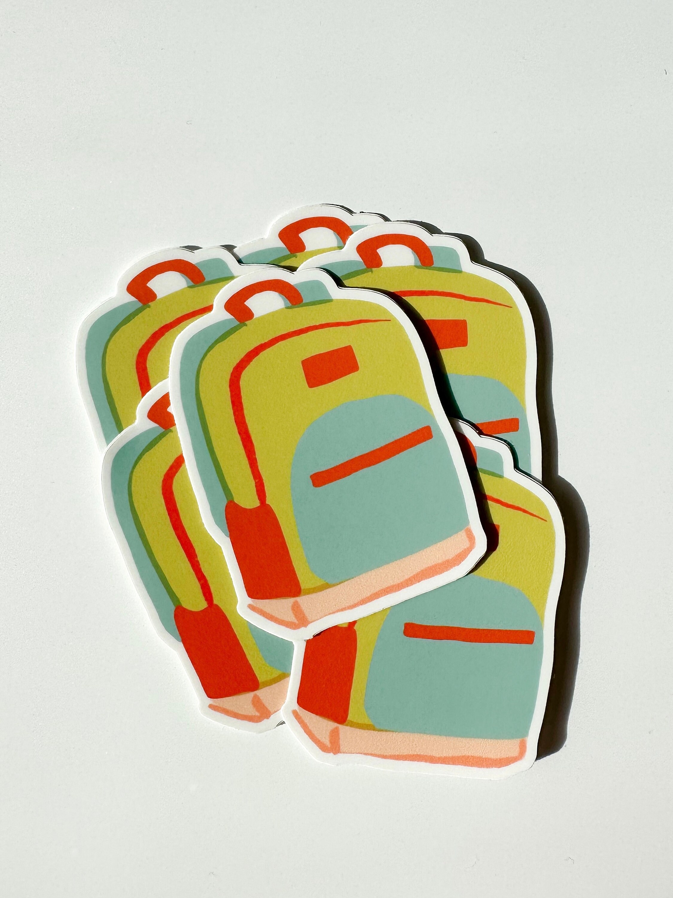 Backpack Vinyl Sticker - Etsy