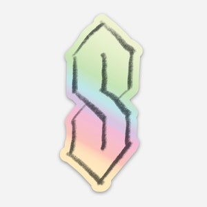 The Cool S Holographic Vinyl Sticker