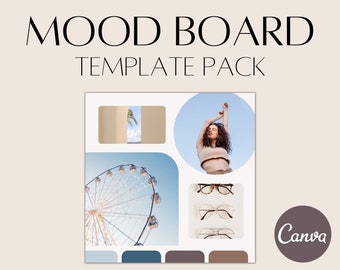 Canva Mood Board Template Branding Board Inspiration Board, Editable ...