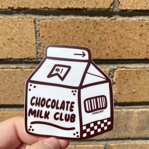 Chocolate Milk Club Vinyl Sticker