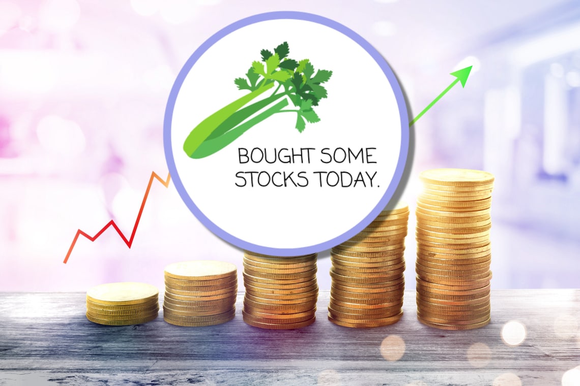 Bought Some Stocks Today Sticker Investing Sticker Finance Sticker Pun