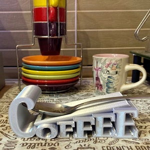 Great Choice Products Cute Coffee Spoon Holder, Funny Coffee Spoon Rest,  Coffee Bar Table Station Decor Coffee Bar Accessories Decor For Count…