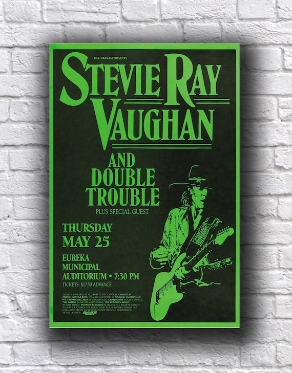 スティービーレイヴォーン　ラストライブポスター　ALPINE VALLY スティービーレイヴォーン ラストライブポスター ALPINE VALLY