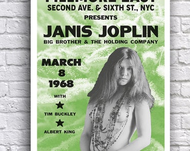 Janis Joplin 1968 Fillmore East Tour With Albert King and Tim