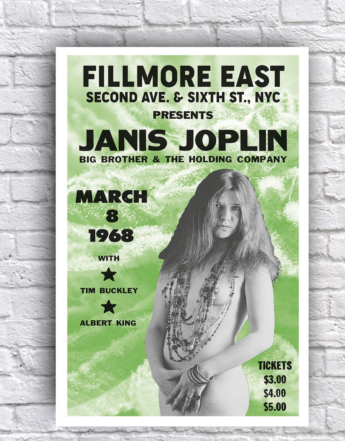Janis Joplin 1968 Fillmore East Tour With Albert King and Tim