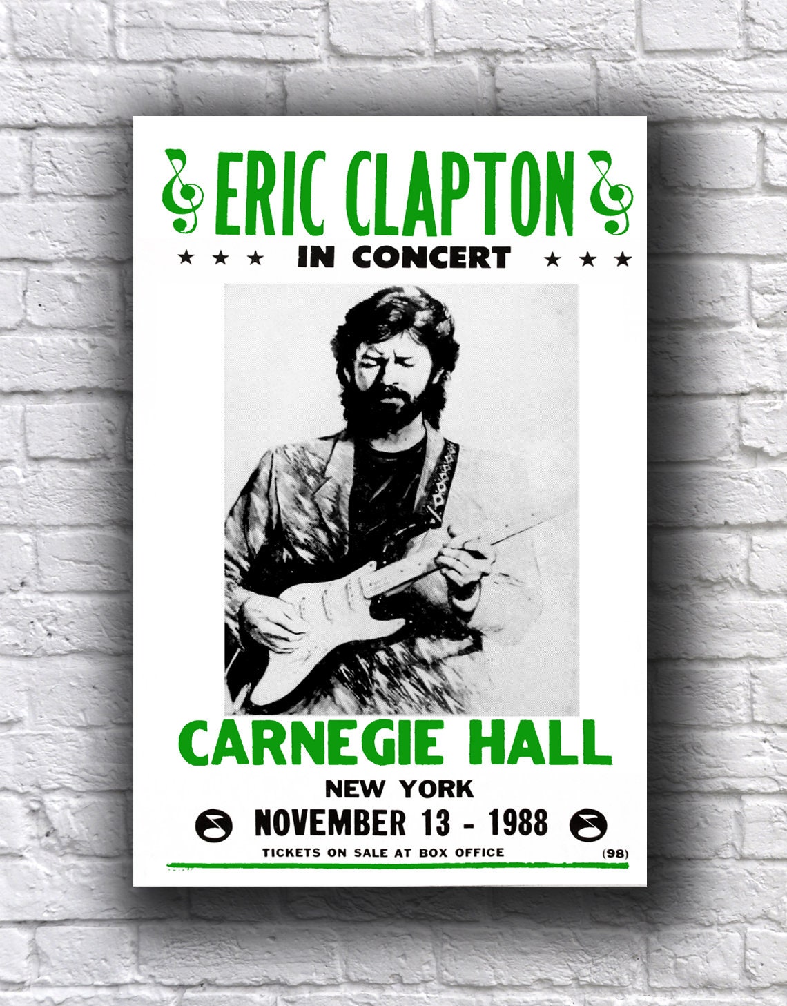 Eric clapton poster - Etsy 日本