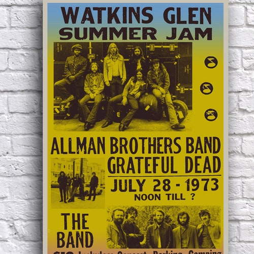 Summer Jam Grateful Dead Allman Brothers and the Band 1973 Watkins