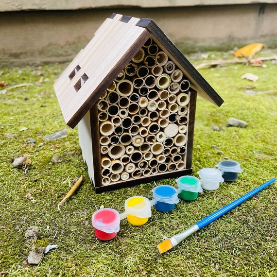 Build Your Own Bee House DIY Mason Bee House Kit Made With Etsy Canada