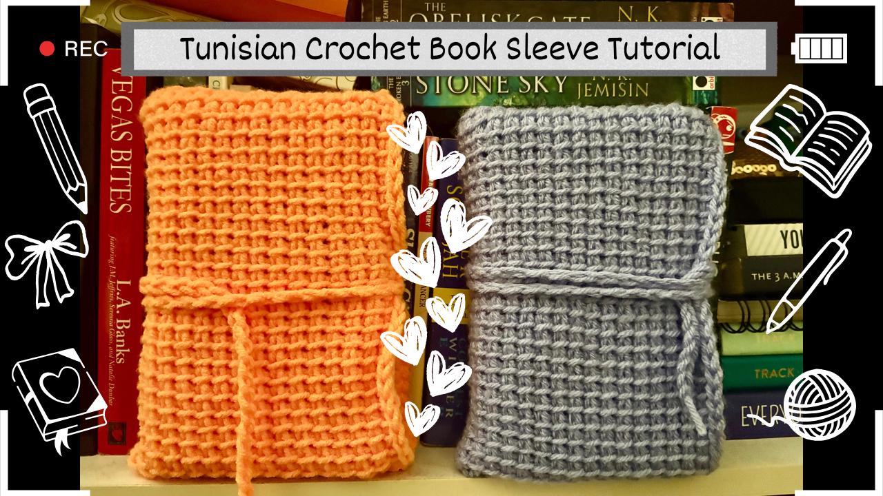 40 Book Sleeve Crochet Patterns for Stylish, Protective Handmade Reading Accessories 15 Digital Pattern Download! Tunisian Crochet Book Sleeve