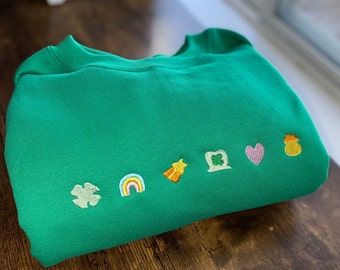 Lucky Charm Embroidered Sweatshirt