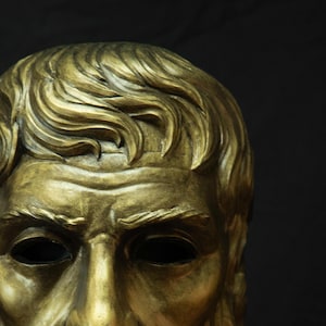 Fantasy Ancient Greek philosopher mask, Old man mask