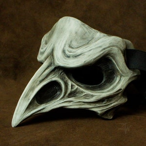Fantasy Vogelschädel Maske, Halbmaske, Corvus / Rabe / Krähe