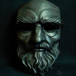 Fantasy Alchemist mask, Old man mask