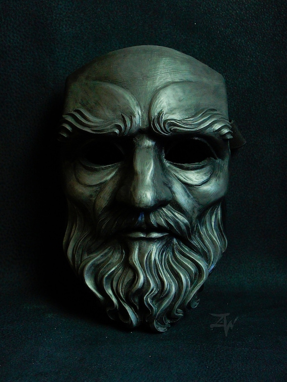 Fantasy Alchemist mask, Old man mask