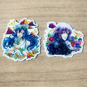 Lucina and Yuri Stickers from Fire Emblem