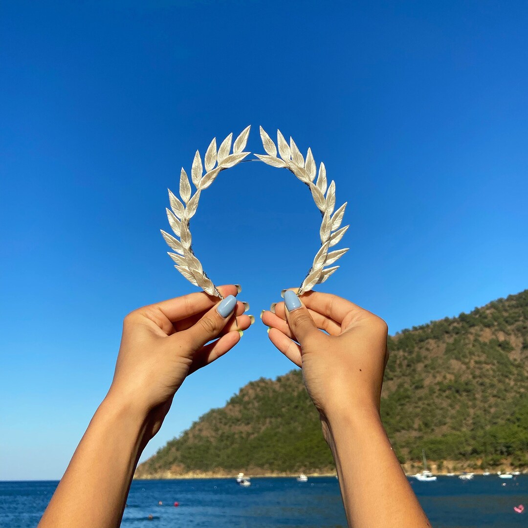 grecian bridal headpiece