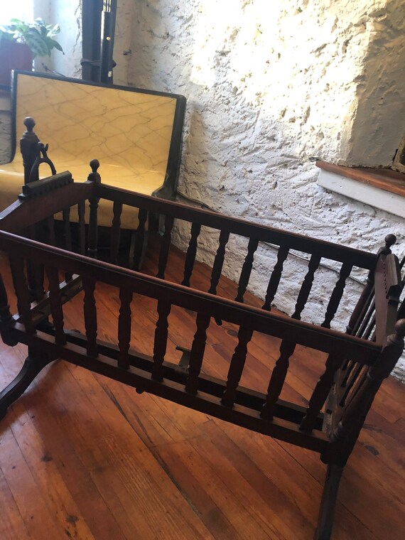 brass bassinet