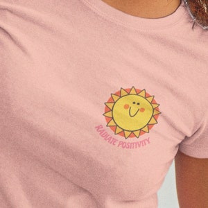 radiate positivity vintage t shirt / be kind shirt / 70s shirt / mindfulness gift / cheer up gift / you are my sunshine / hippie clothes