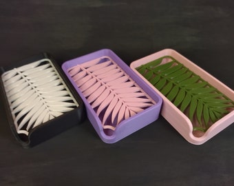 Soap Holder Dish Grid Holder 3D Printed Plant Leaves