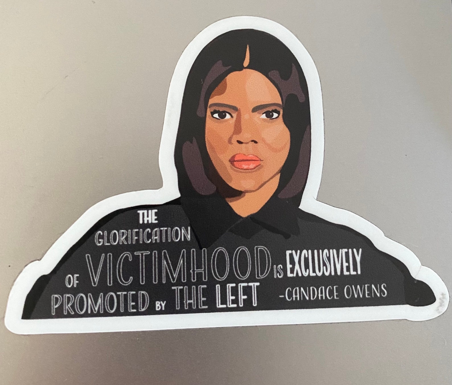Candace Owens Quote Sticker Die Cut Waterproof Etsy