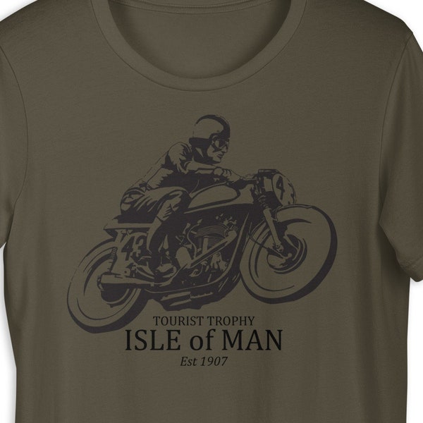 Vintage T-shirt, Isle Of Man TT Bike T-shirt, Cafe Racer Shirt, Motorcycle Tshirt, Moto GP Honda, Yamaha Suzuki Valentino Rossi Tee shirt
