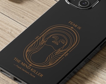 Fear is the Mind Killer Dune iPhone Tough Case | Embrace the Epicness of Dune iPhone 14 Plus 13 12 7 8 SE 2020 trendy Hippie Boho