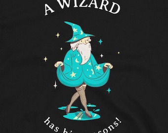 Wizard T-shirt, een wizard heeft zijn redenen, psychedelisch shirt, magic T-shirt, grappig tshirt, retro t-shirt, fantasie T-shirt, sexy T-shirt