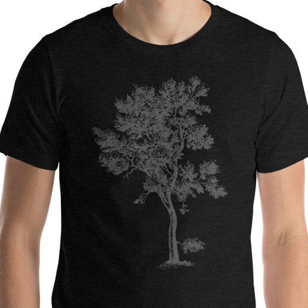 Tree Shirt - Old Gnarled Tree Tshirt - Mens Retro Graphic Tee - Tree of Life - Nature Tees - Outdoor T-shirt, tree tshirt, Forest T Shirt t