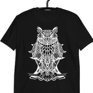 Cute Owl Shirt | Psychedelic t-Shirt | Animal Lover Shirt | Owl T-Shirt | Gift for Animal Lovers | Owl Gift | Shirts for Women
