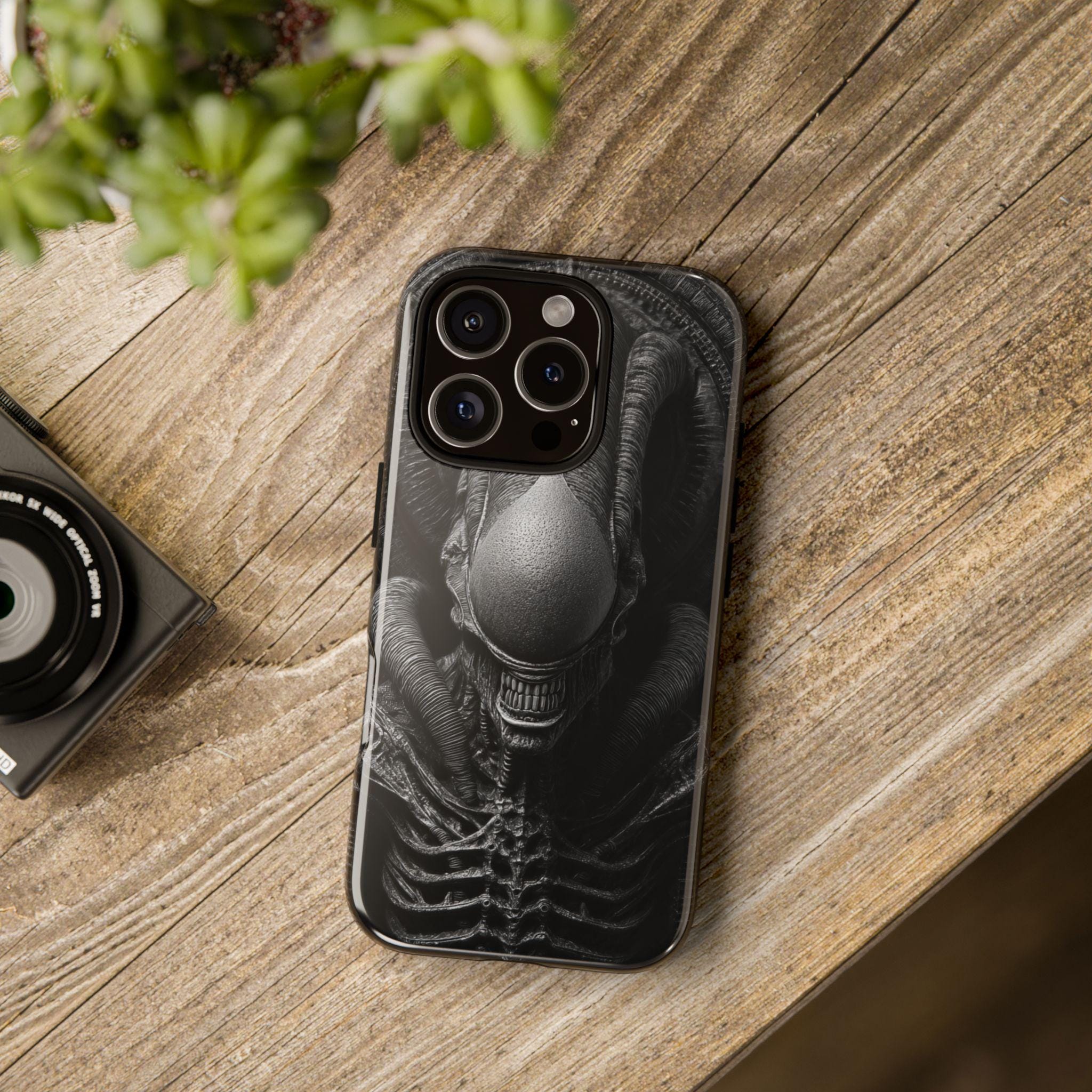 Alien Xenomorph HR Giger Inspired Phone Case | Sci-fi Horror