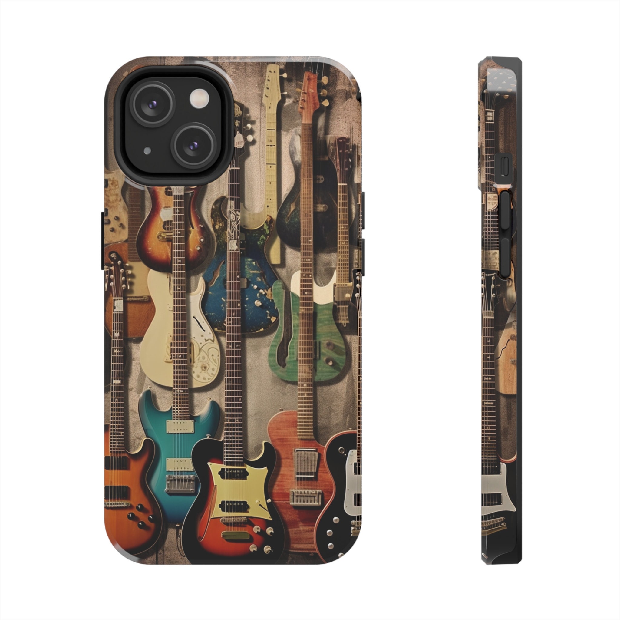 Classic Electric Guitar Phone Case, Rock and Roll iPhone Case