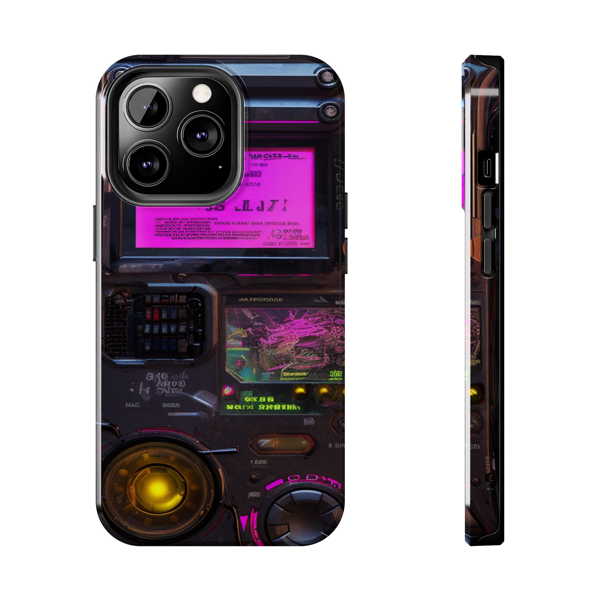 Cyberpunk Phone Case Techno iPhone Case Gadget Walkman Tough