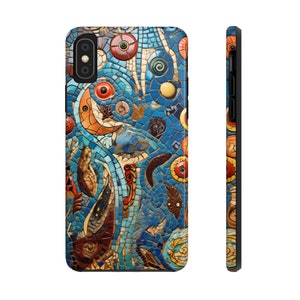 Cultural Tile iPhone Case iPhone 14 13 12 11 Pro Max case iPhone XR XS Max Case iPhone X Case iPhone 7 Plus iPhone 8 Plus case iPhone 6 case