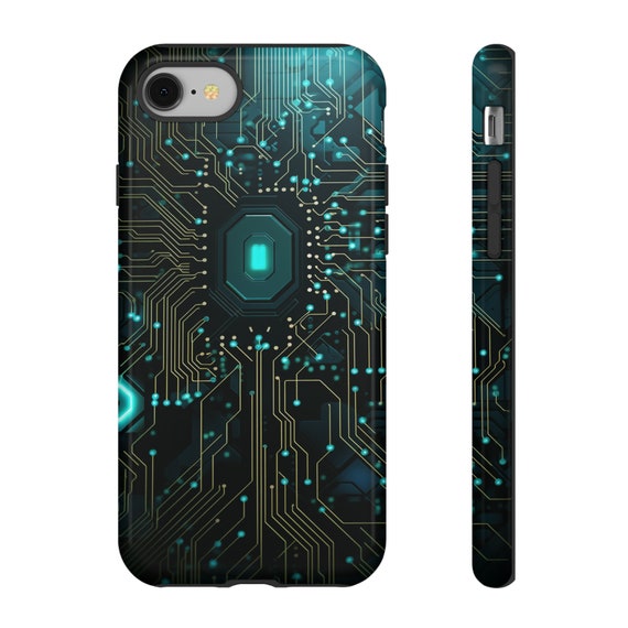 BLVCK×casetifai スマホケース iPhone15 Cyberpunk Techno Gadget Sci-fi Style Phone Case for iPhone