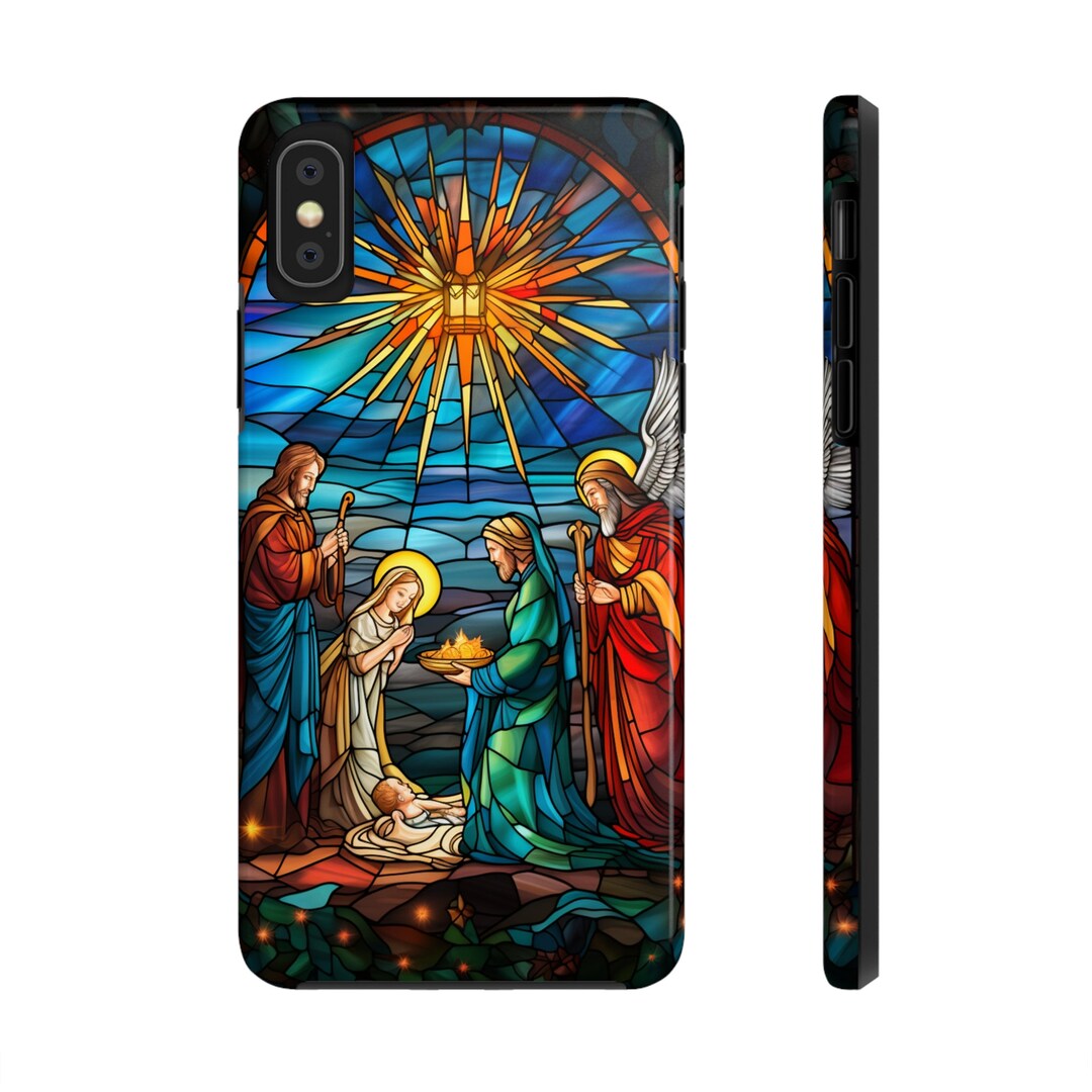 Christian Nativity Scene Christmas Phone Case for Fits iPhone 14, 14 ...