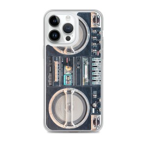 80s Boombox Retro Style Custom Music Lover Dance Hip Hop street OG Old School iPhone Case