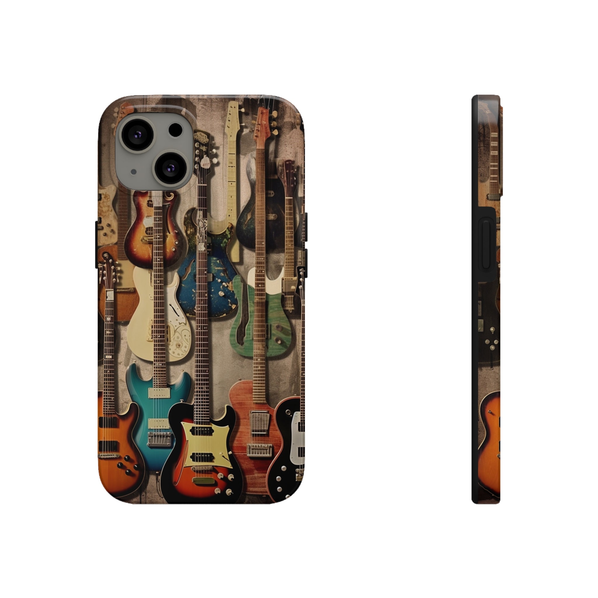 Classic Electric Guitar Phone Case, Rock and Roll iPhone Case