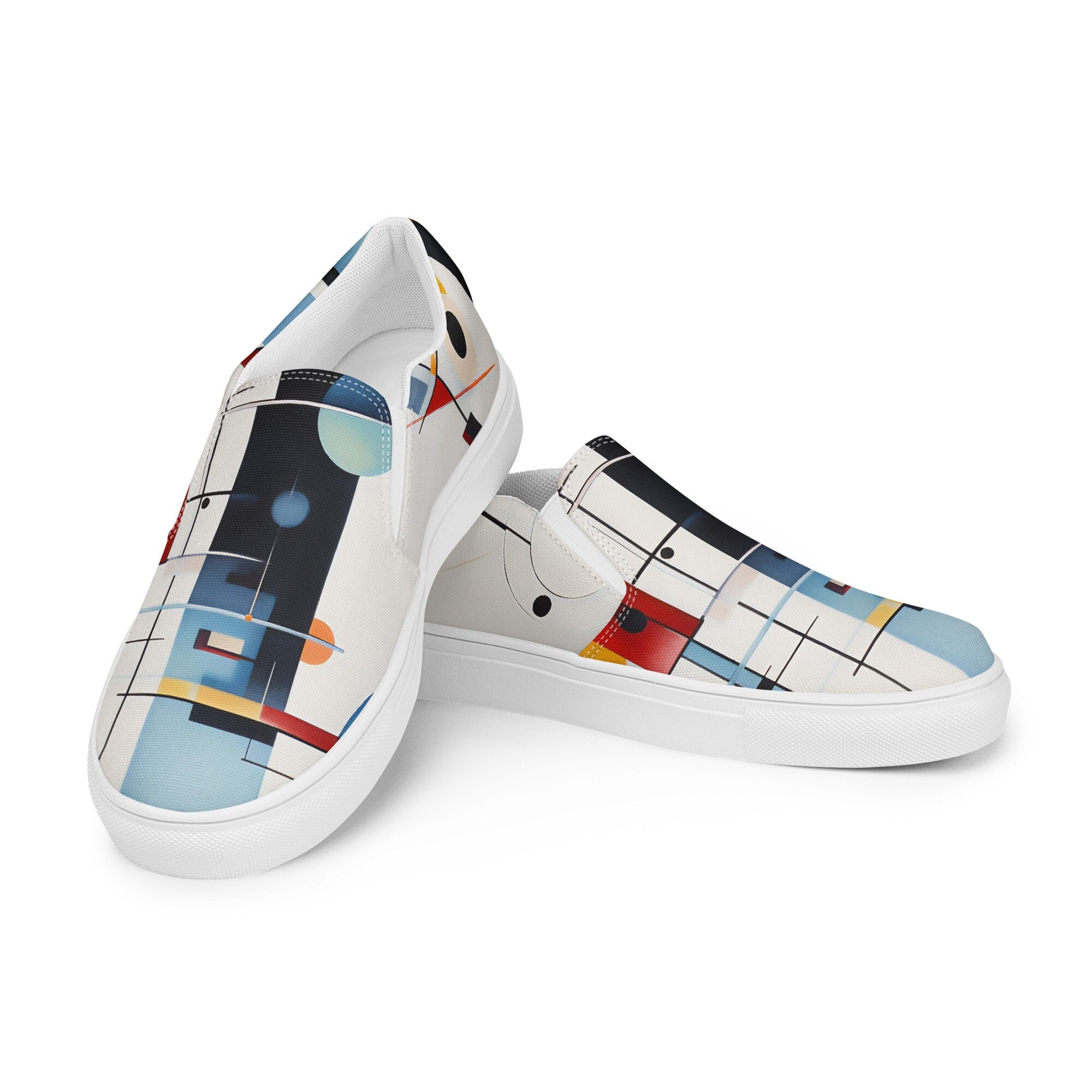 Slip-on Platform Sneakers Featuring Wooden And Zig-zag Sole