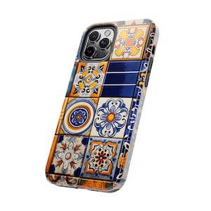 Mexican Tile iPhone Case, iPhone 14 13 12 11 Pro Max case iPhone XR XS Max Case iPhone X Case iPhone 7 Plus iPhone 8 Plus case iPhone 6 case