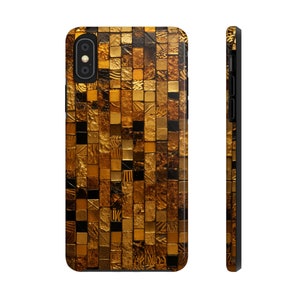 Stained Glass Phone Case Tile Aesthetic Art Nouveau Retro Samsung Galaxy Phone Tough Case iPhone 14 Plus 13 12 7 8 SE Hippie Boho Style