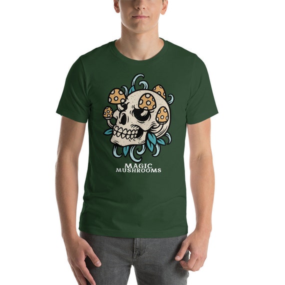 Rainbow Shirt festival shirt psychedelic shirt t shirt Lets Take a TRIP magic mushroom Skull Mushroom t shirt Trippy boho shirt