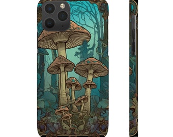 Vintage Mushroom, iPhone 14 13 12 11 Pro Max case iPhone XR XS Max Case iPhone X Case iPhone 7 Plus iPhone 8 Plus case iPhone 6 case