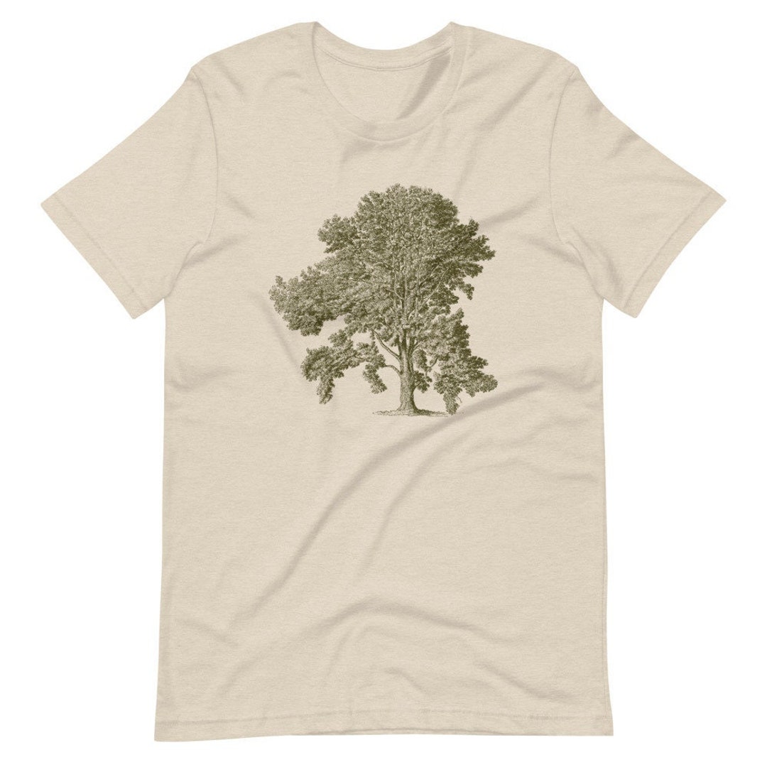 Tree Shirt - Old Gnarled Tree Tshirt - Retro Graphic Tee - Tree of
