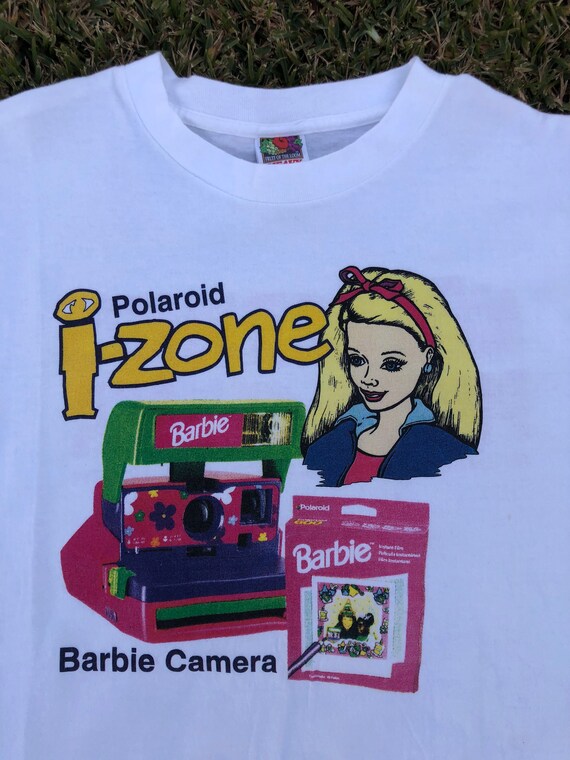 Vintage Barbie Polaroid i-Zone T-Shirt White Sz XL