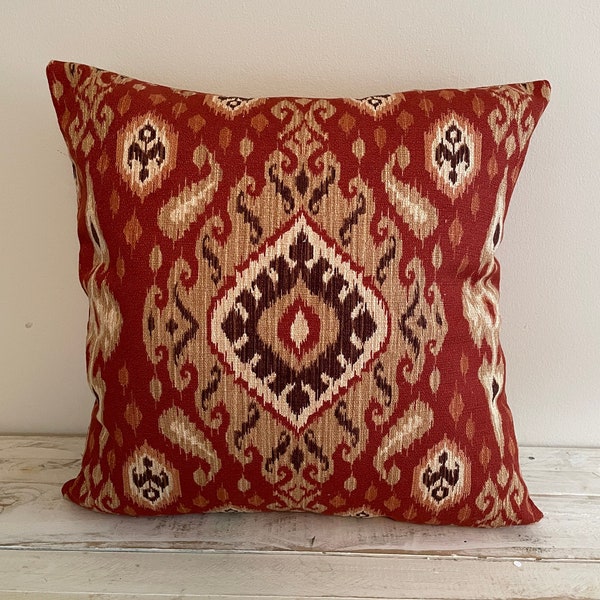 Burnt orange/Rust/Brown/Tan Persian Decorative Pillow Cover