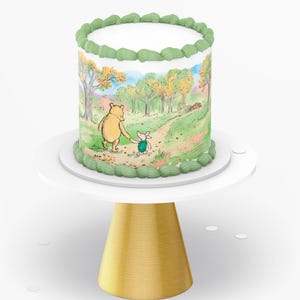 Pooh Bear Baby Shower Cake Topper / POOH BEAR / Cake Topper / Pooh Bear Cake Topper / Baby Shower / Vintage Pooh / Pooh Bear Decorations