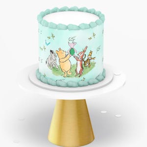 Pooh Bear Baby Shower Cake Topper / POOH BEAR / Cake Topper / Pooh Bear Cake Topper / Baby Shower / Vintage Pooh / Pooh Bear Decorations