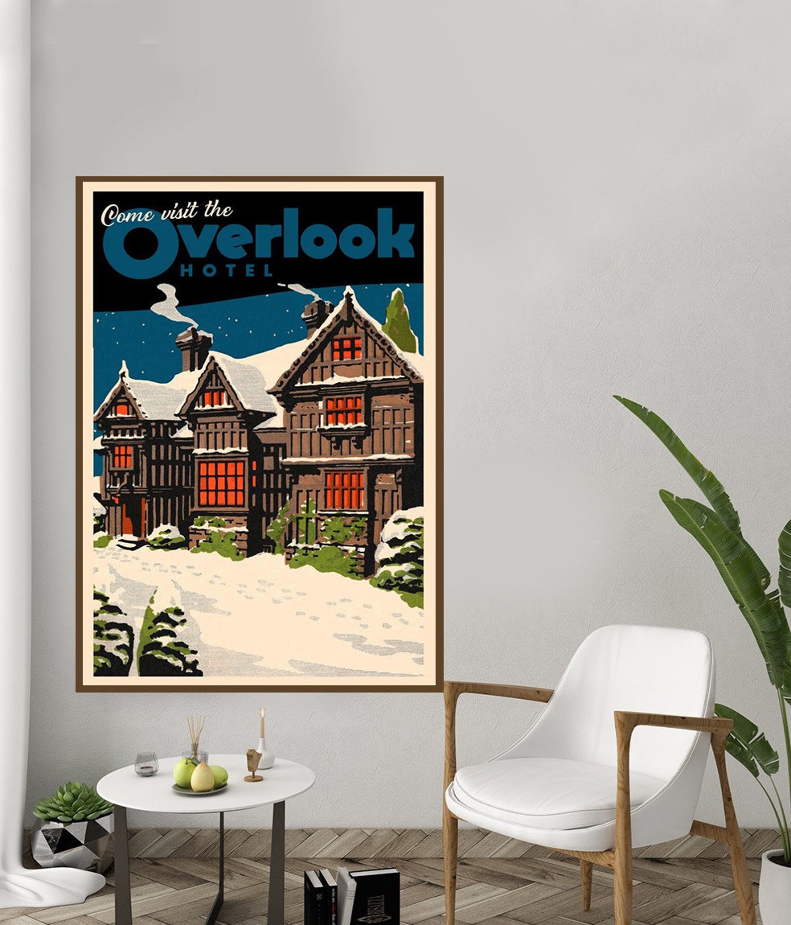 Come Visit The Overlook Hotel Art Print Gift Wall Decor | Etsy
