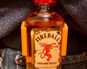 Fireball Shooter Bottle Clip Belt & Strap Holster Holder For Parties, Tailgates, Gifts, Events (2 Pack)