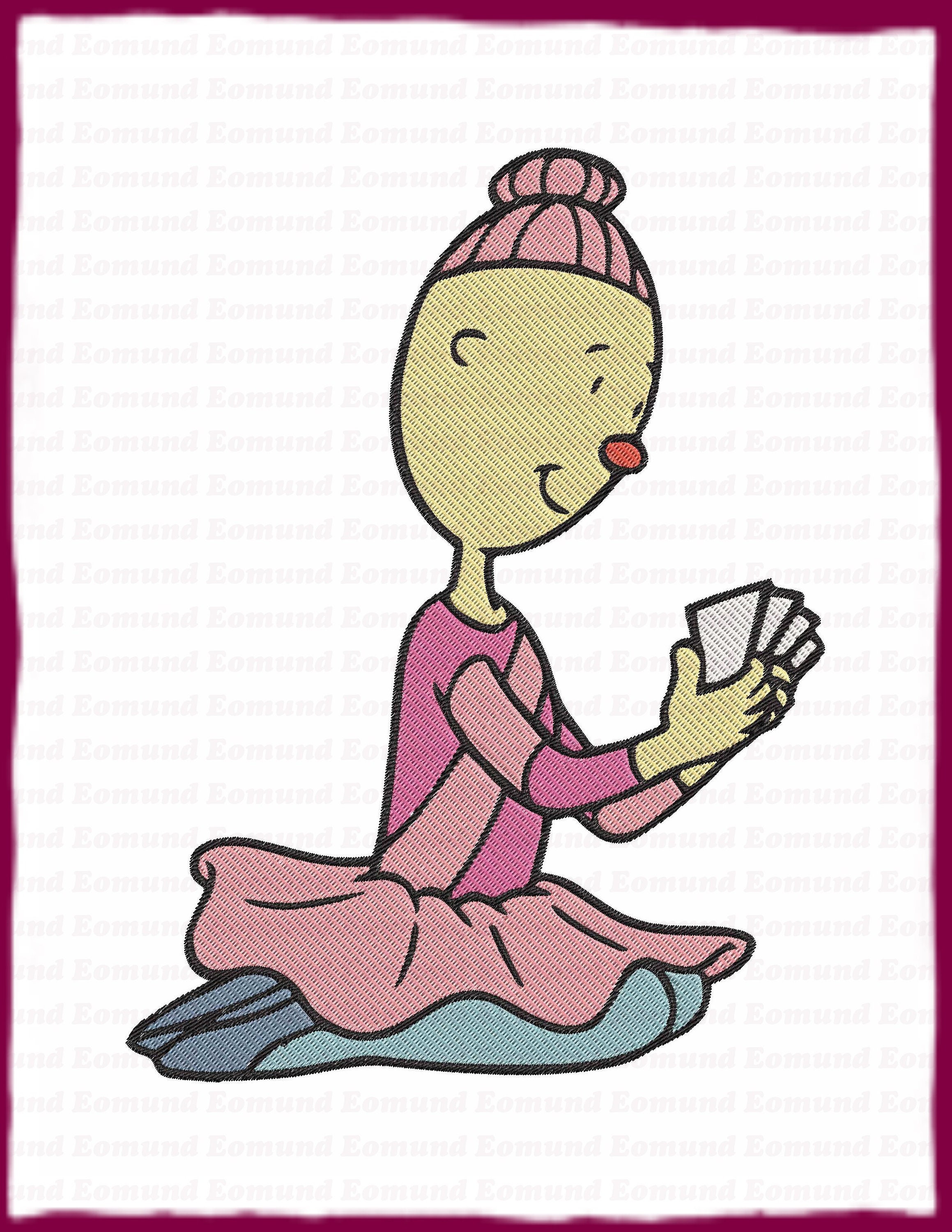 Trina Tightrope Jojo Circus Fill Embroidery Design 1 Instant Etsy